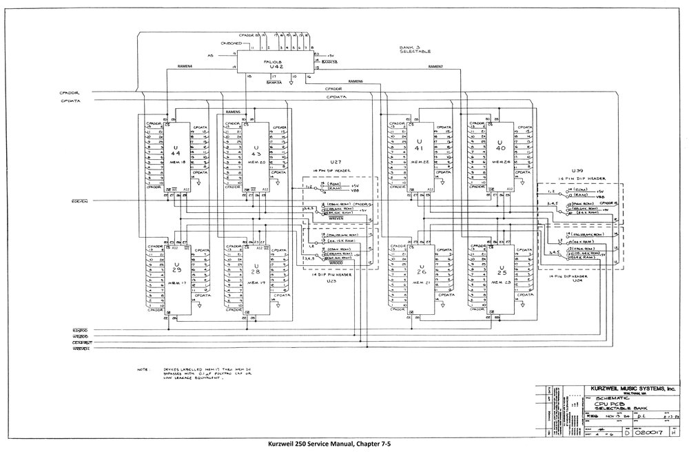 Schematic CPU Board, 6 sheets - Sheet 4